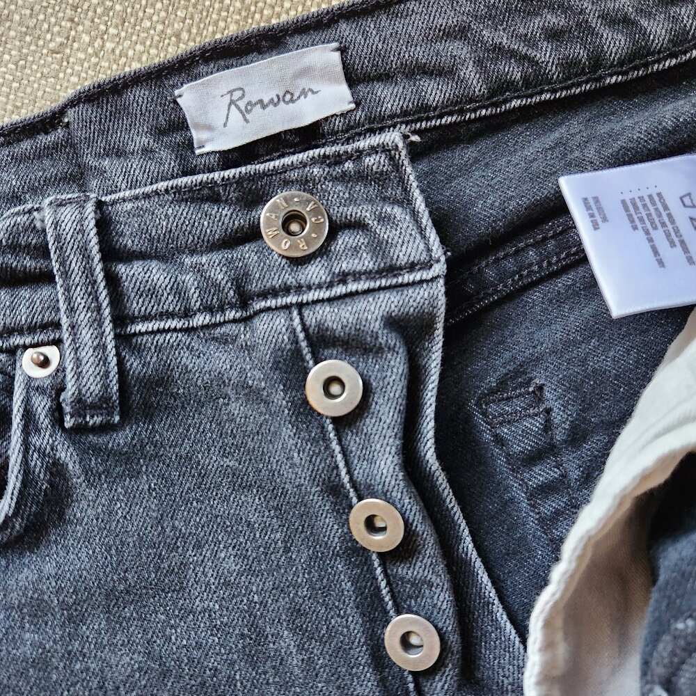 Rowan High Rise Button Fly Jeans - Picture 3 of 5